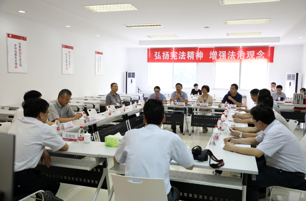 浙江省司法厅马柏伟厅长到公司参观考察