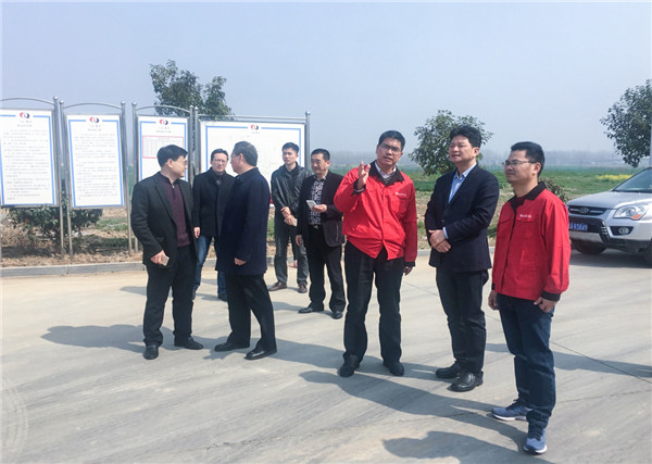 淮北市委副书记李明调研淮北华孚